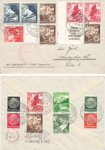 Luftschiff "Graf Zeppelin" Sudetenlandfahrt o 1.12.1938