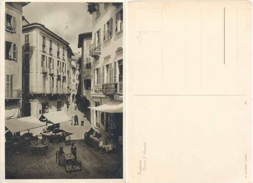Lugano, Piazza E. Maraini *ca. 1930