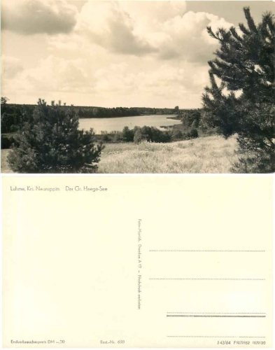 16837 Luhme grosser Heege-See *1956 Hanich0690