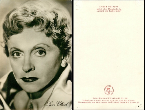 Luise Ullrich Progress Film Vertrieb Nr. 243