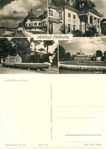 Pillnitz Dresden Lustschloss *1960 Hanich1112