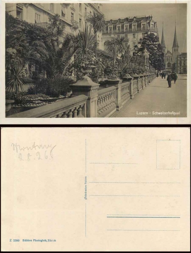 Luzern Schweizerhofquai *1926