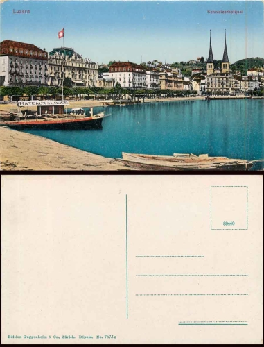 Luzern Schweizerhofquai * ca. 1920