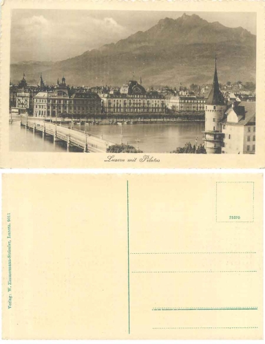 Luzern mit Pilatus * ca. 1930