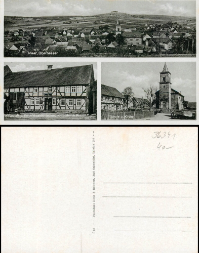 Maar Oberhessen School * around 1940