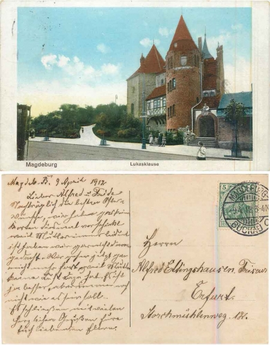 Magdeburg Lukasklause o 9.4.1912