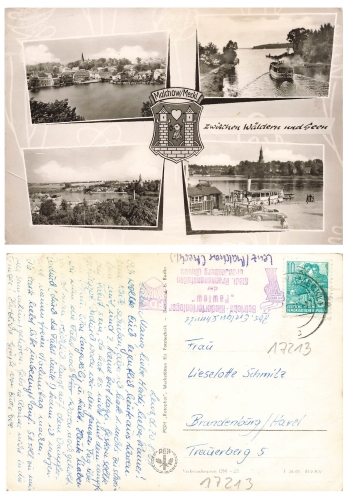 17213 Malchow Stempel Betriebs Kinderferienlager "Pawlow" o 20.8.1961