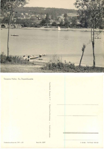 01744 Malter Talsperre Dippoldiswalde *1963 Hanich1397