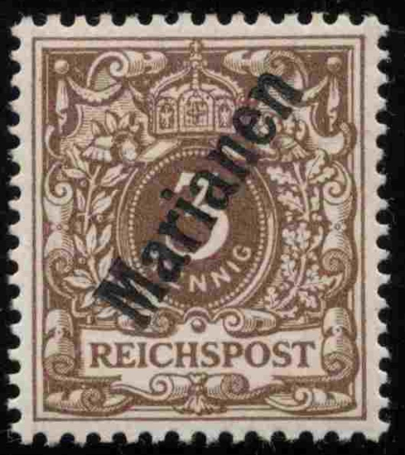 German Post in the Marianas – Michel 1II * unused – Crown/Eagle