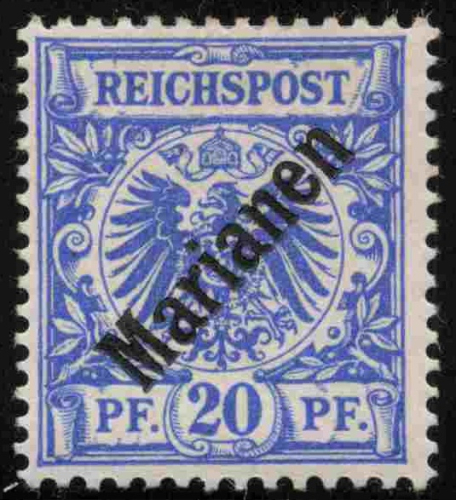 Marianen Deutsche Post Michel 4 I * ungebraucht Krone Adler