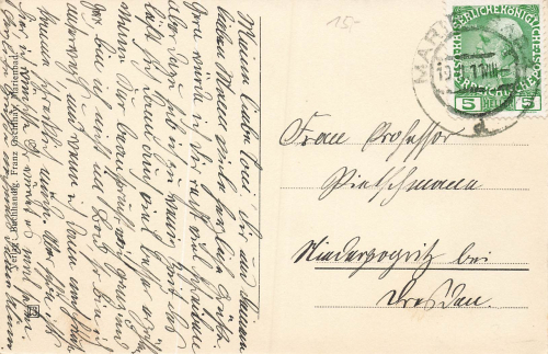 Marienbad Kaiser und Jägerstraße Böhmen Mariánské Lázně o 1911