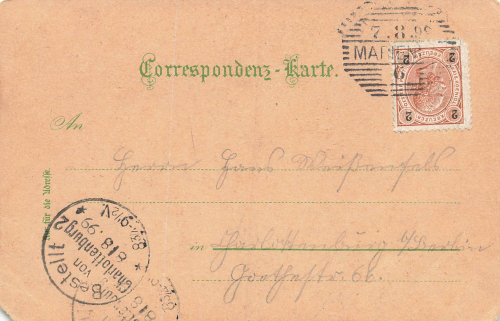 Marienbad  Böhmen Litho Mariánské Lázně o 1899