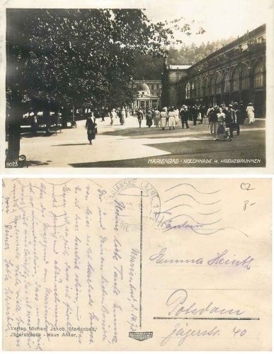 Marienbad Kolonnade und Kreuzbrunnen o 14.7.1931