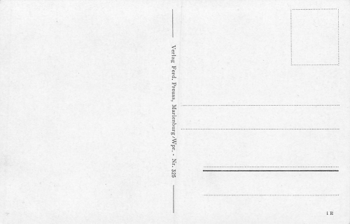 Marienburg Schloss Westpreußen Malbork * um 1930