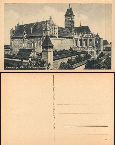 Marienburg West Prussia High Castle * approx. 1930