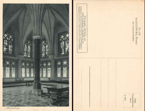 Marienburg West Prussia Im Sommerremter * approx. 1920