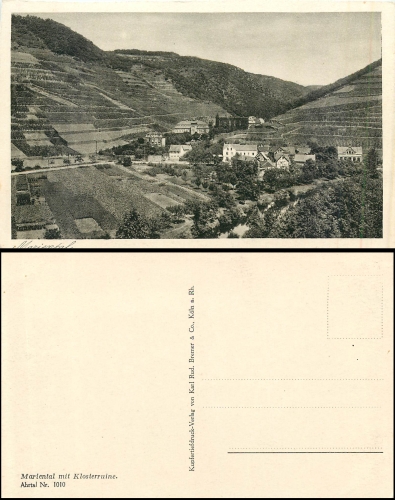 Mariental Ahr Klosterruine *ca. 1930