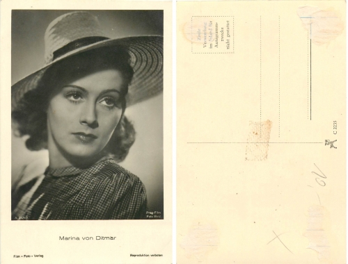 Marina von Ditmar, Film-Foto-Verlag, A 3925/1