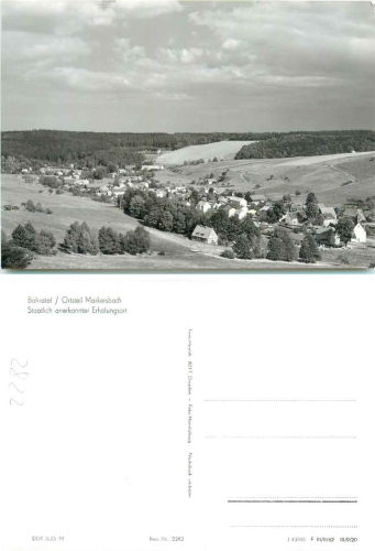 01816 Bahratal Markersbach  *1980 Hanich2282
