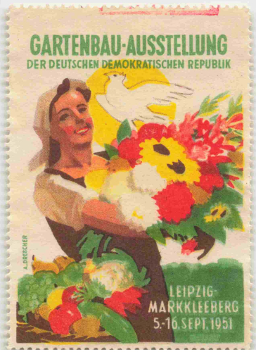 Markkleeberg Horticultural Exhibition 1951 Vignette