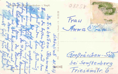Markneukirchen Vogtland Totalansicht o 1957