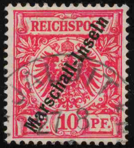 Marschall-Inseln Deutsche Post Michel 3 I o gestempelt