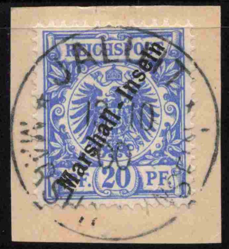 Marshall-Inseln Deutsche Post Michel 10 o gestempelt