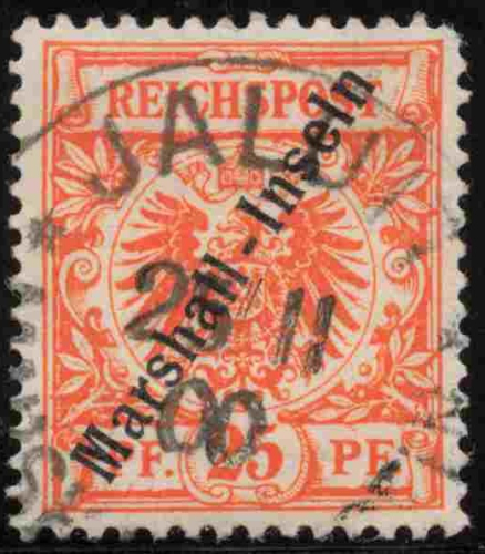 Marshall Islands German Post Michel 11 o , cancelled