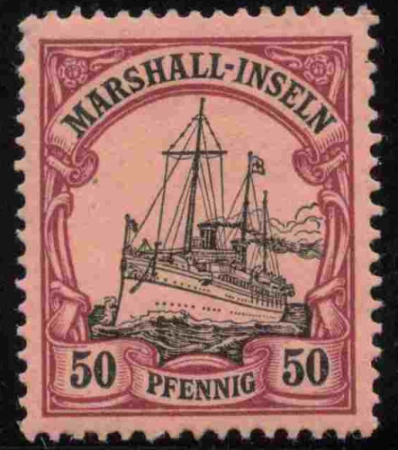 Marshall-Inseln Deutsche Post Michel 20 * ungebraucht Kaiseryacht