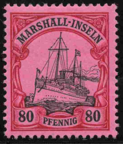 Marshall-Inseln Deutsche Post Michel 21 * ungebraucht Kaiseryacht