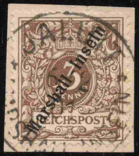 Marshall-Inseln Deutsche Post Michel 7 o gestempelt
