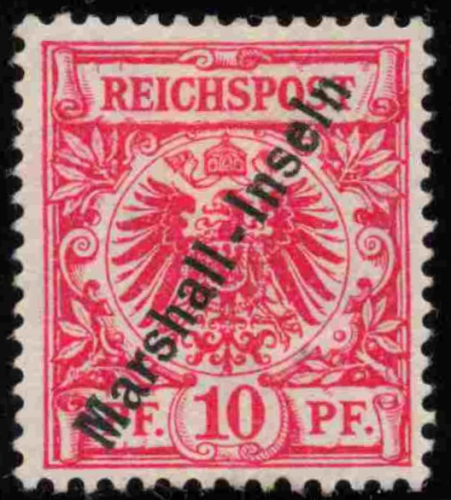 Marshall-Inseln Deutsche Post Michel 9 * ungebraucht 