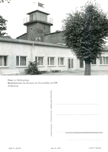 01809 Maxen "Finkenfang" holiday home of the Academy of Sciences of the GDR *1977 Hanich2380