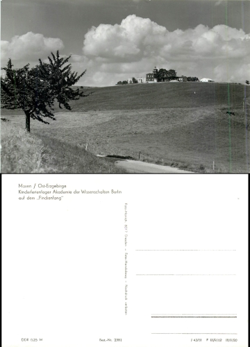 01809 Maxen Finkenfang holiday home of the Academy of Sciences of the GDR * 1977 Hanich2381