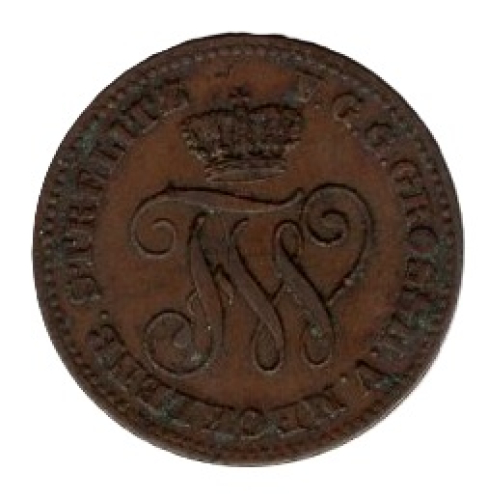 Mecklenburg Strelitz 2 Pfennig 1872