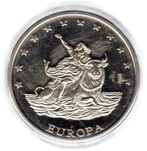 Medaille Deutschland 10 Euro 1997 Raub Der Europa Cu-ni