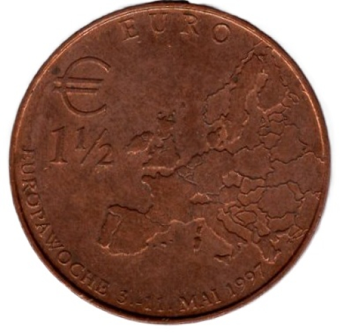 Medaille Deutschland 10 Euro 1997 Raub Der Europa Cu-ni