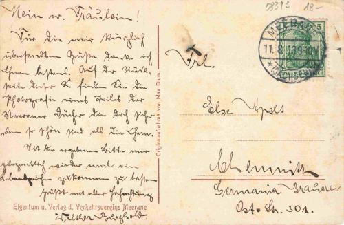 Meerane Sachsen o 1913