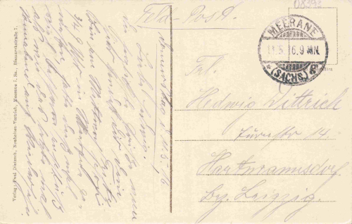 Meerane Sachsen Ferienheim im Kirchenhoz o 1916