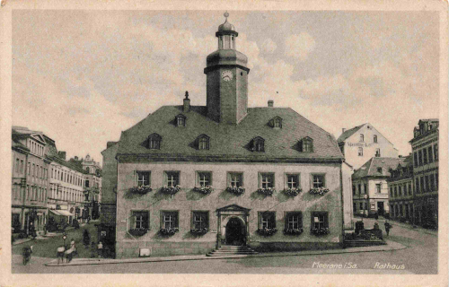 Meerane Sachsen Rathaus * um 1940