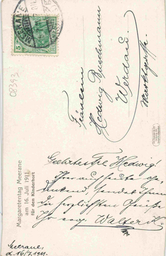 Meerane, Saxony, Margaretentag, July 16, 1911