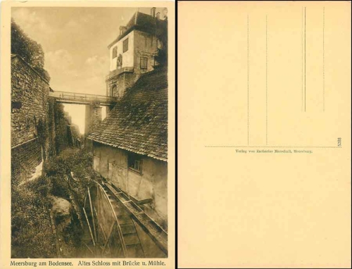 88709 Meersburg Bodensee water mill * approx. 1920
