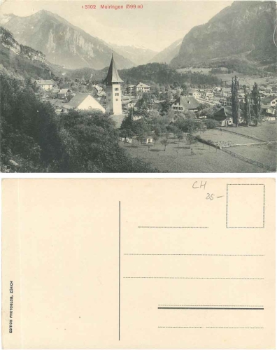 Meiringen Schweiz * ca. 1920