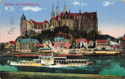 01662 Meissen mit Albrechtsburg o 1920