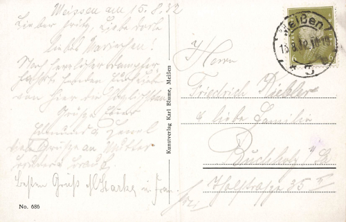 01662 Meissen Albrechtsburg und Dom o 1932