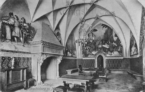 01662 Meissen Albrechtsburg kleines Kurfuerstenzimmer o 1908