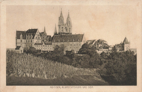 01662 Meissen Albrechtsburg und Dom * um 1920 