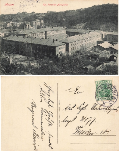 Meissen Porzellan Manufaktur o 1913