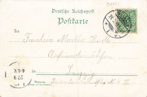 01662 Meissen Elbe Litho o 1898