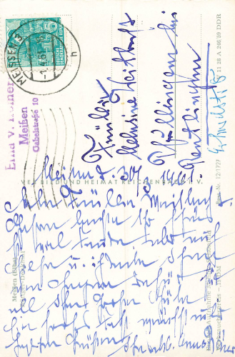 01662 Meissen Boettger Denkmal o 1961